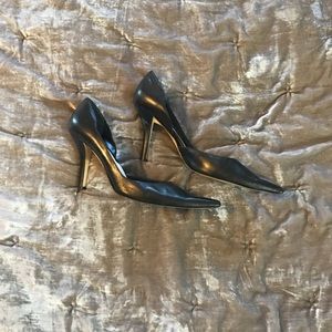 Nine West black d’ orsey heel sz 11